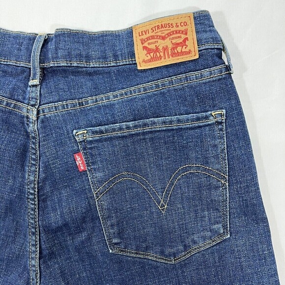 Levis‎ Classic Straight Women Stretch Jeans Blue Size 8S W29 L28 - Picture 7 of 11